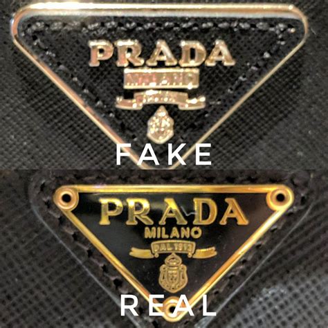 authentic prada logo|prada real or fake.